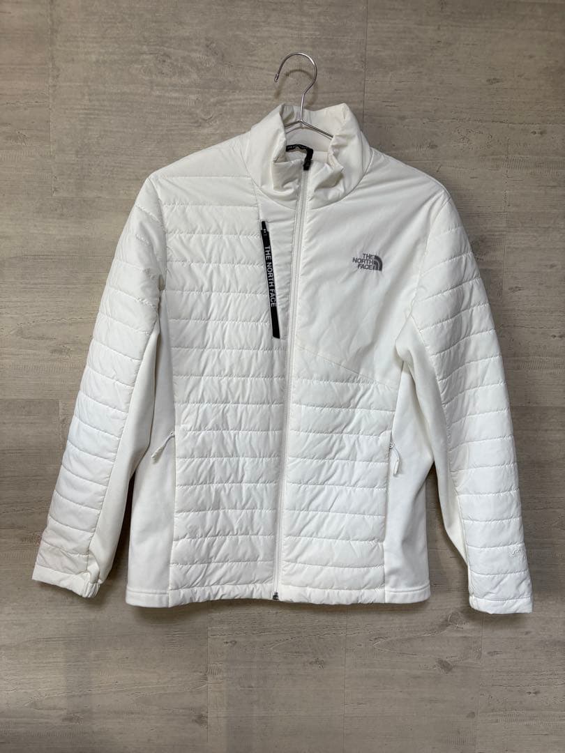 ノースフェイス 中綿 ジャケット Lサイズ ホワイト 軽量 ユニセック スポーツ