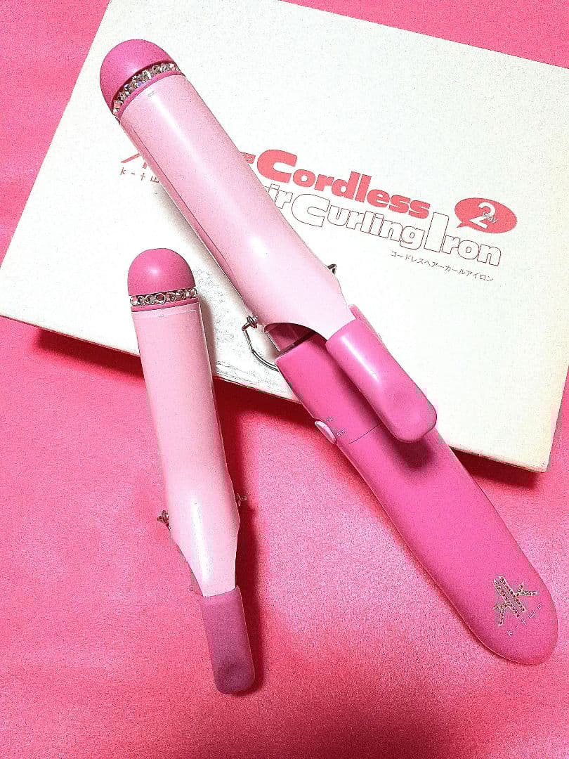 新品　k-two(ケートゥー)　コードレス　ヘアー　カールアイロン　TKJ01