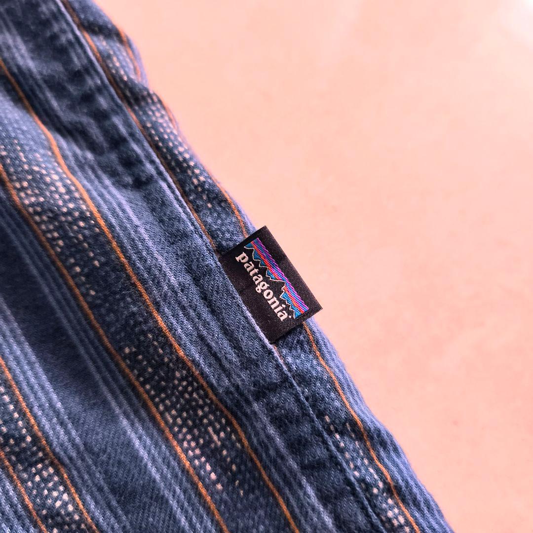 Patagonia　パタゴニア　ネイティブ　ストライプ　ネルシャツ　M