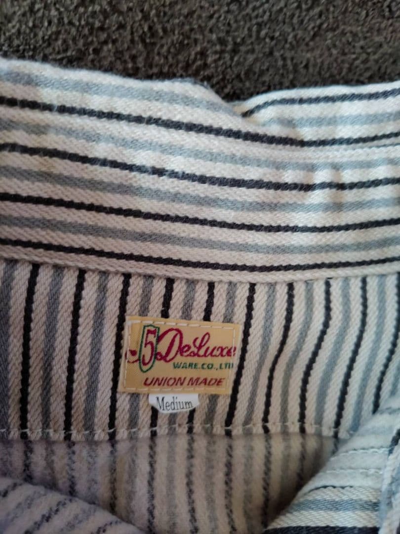 DELUXEWAREデラックスウエアヘビーネルシャツ