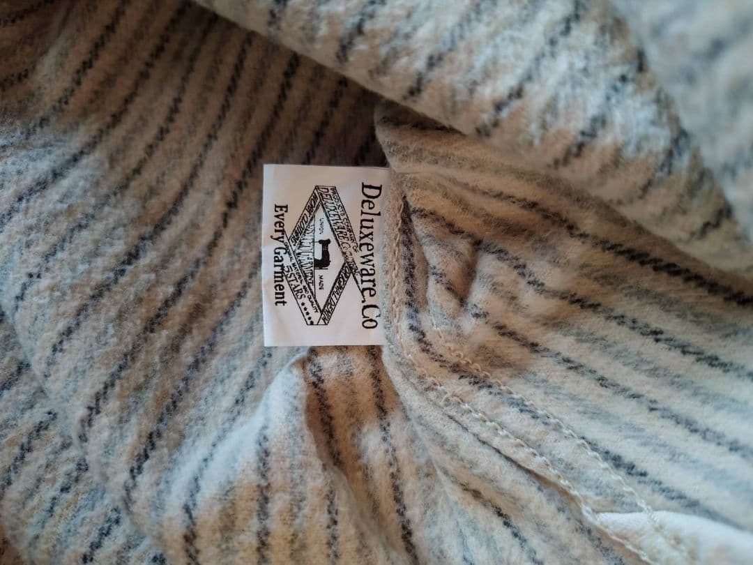 DELUXEWAREデラックスウエアヘビーネルシャツ