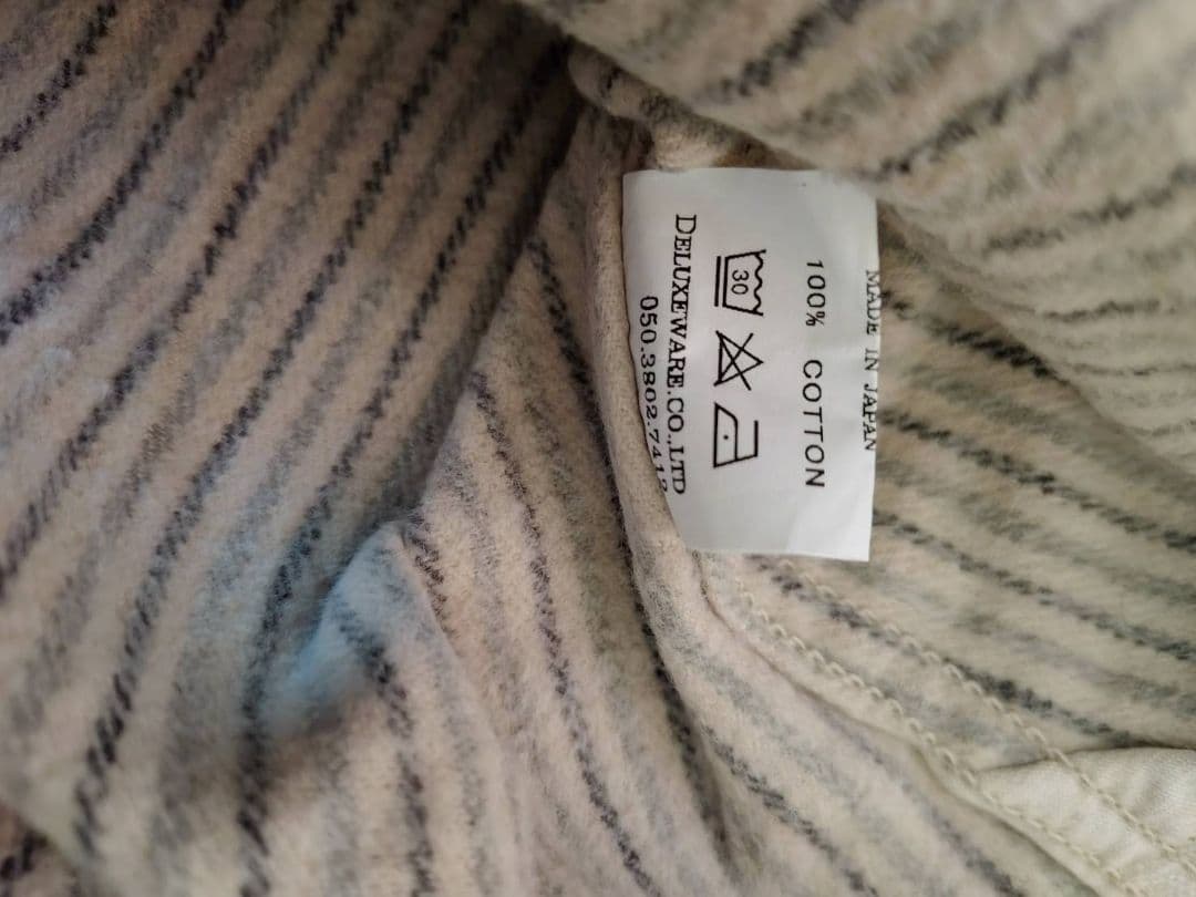 DELUXEWAREデラックスウエアヘビーネルシャツ