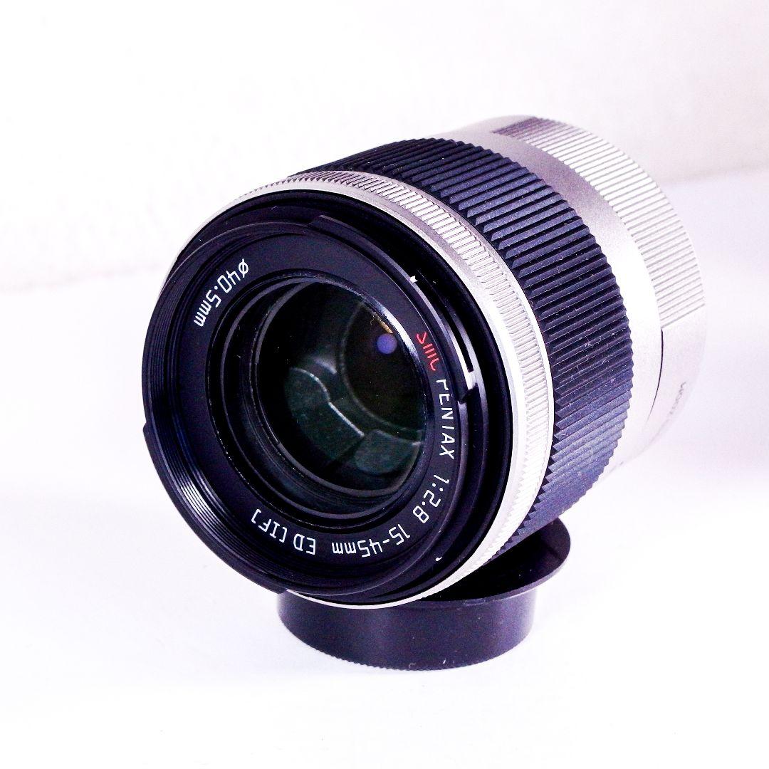 完動美品 PENTAX Q7 シルバー ダブルズームセット 元箱バッテリー充電器