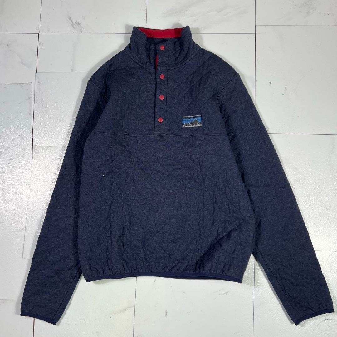 希少 パタゴニア 40周年記念モデル ダイヤモンドキルト スナップ プルオーバー