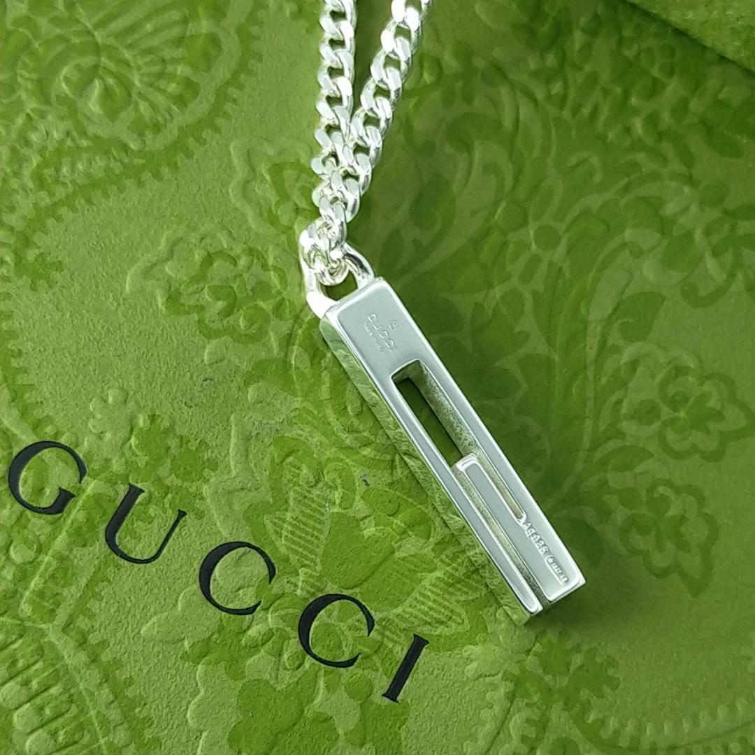 ◆SALE◆【GUCCI】ブランデッド　Ｇ　カット　ペンダント　1485