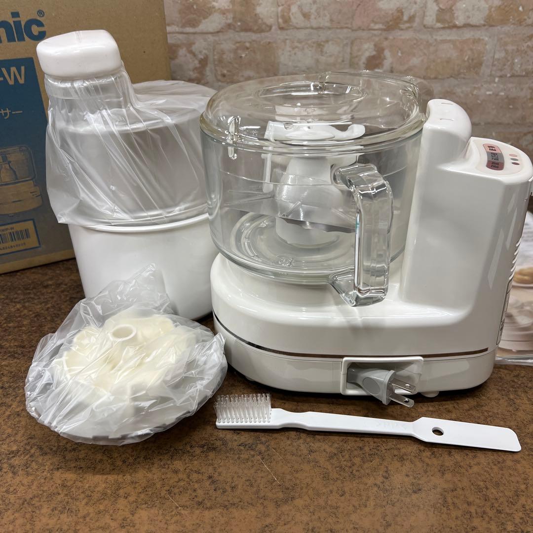 G2【未使用品】 パナソニック フードプロセッサー MK-K80P-W