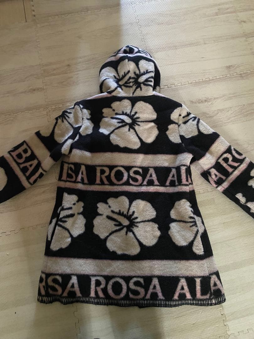 アルバローザ升目ブランケットコート