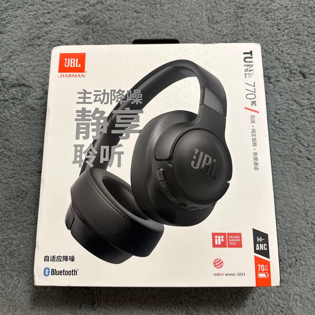 新品 JBL TUNE 770NC ワイヤレスヘッドホン ブラック