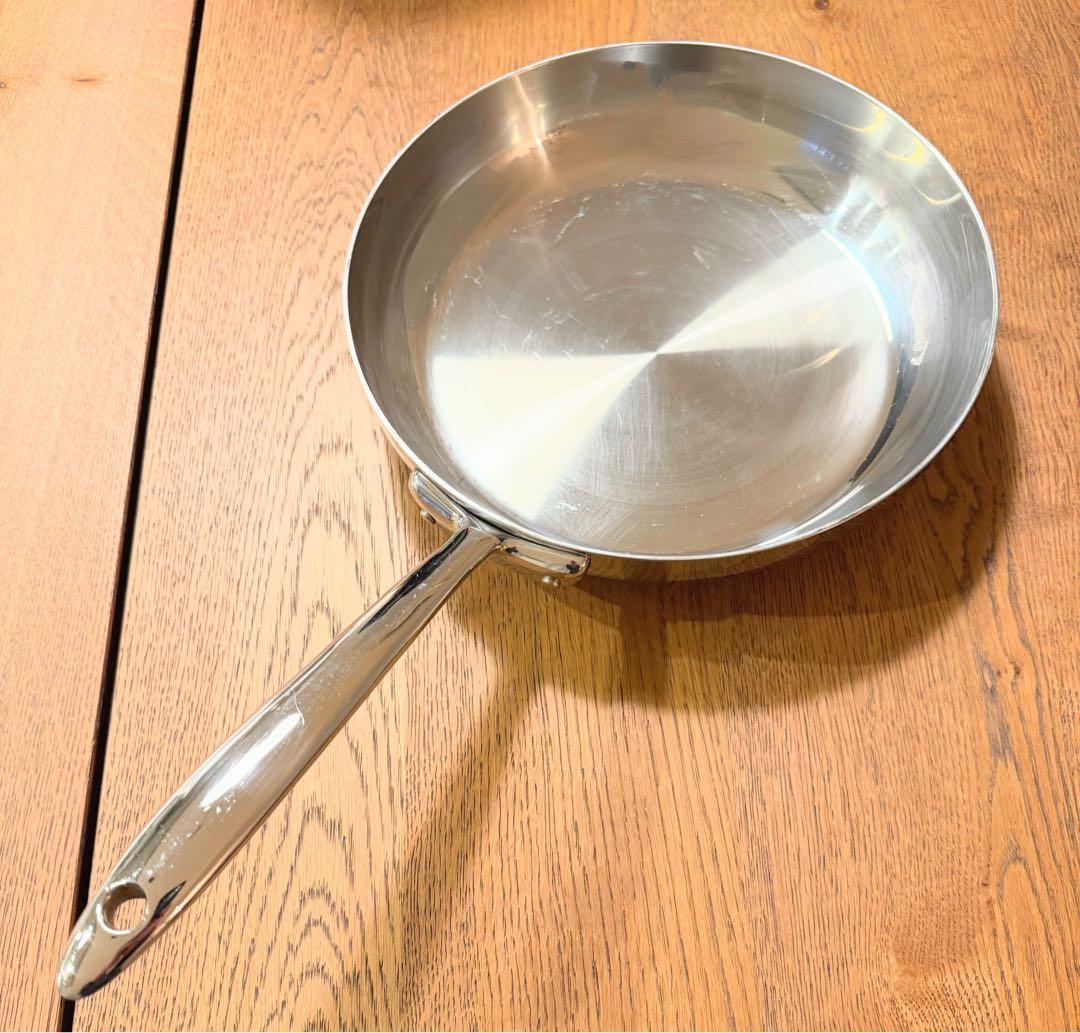 イタリアLAGOSTINA ステンレススチール フライパン 26cm アカデミア