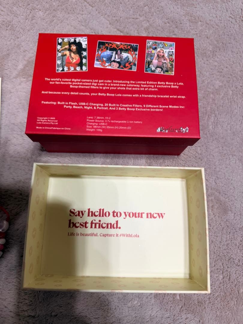 ベティーブープ　デジカメ LOLA 平野紫耀