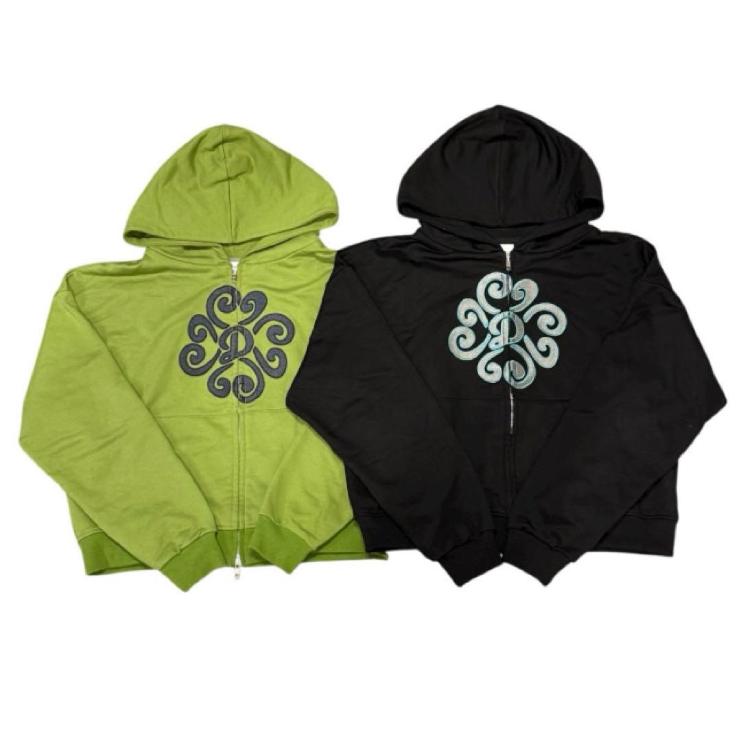 Deaile Zip Hoodie グリーン