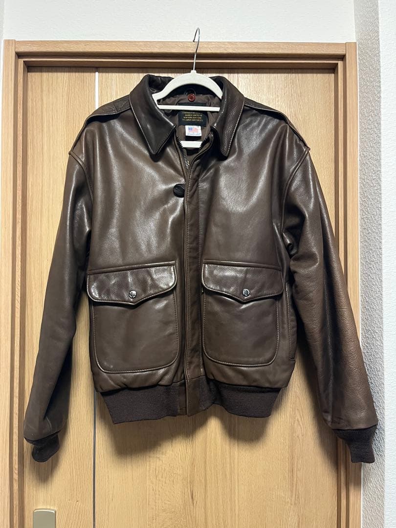 AVIREX TYPE A-2 ブラウンレザー Mサイズ