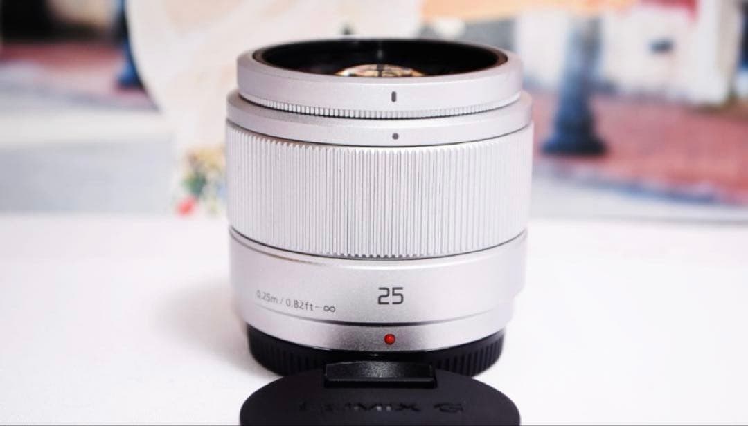 ✨美品✨　❤鮮やかなボケを簡単に❤Lumix G25mm 単焦点レンズ❤