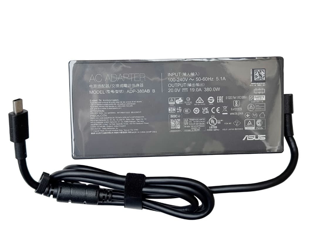 純正 ASUS TUF Gaming F16 380W ACアダプター