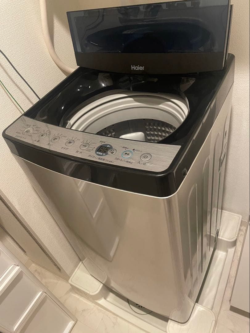 【らんめろ】【送料込み】ハイアール洗濯機5.5kg JWXP2C55F