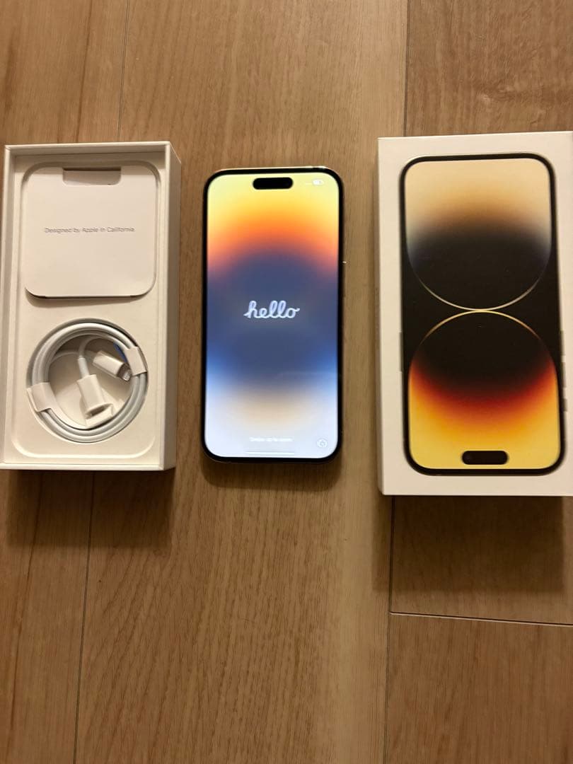 値下げしました【美品】 Apple iPhone 14 Pro ゴールド本体