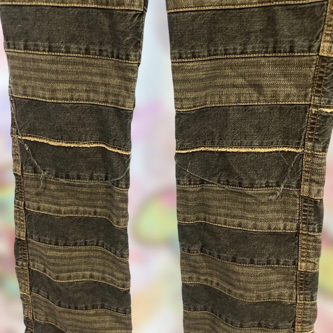 ヒステリックグラマー　ツギハギデニム　パッチワーク　ダメージ　28