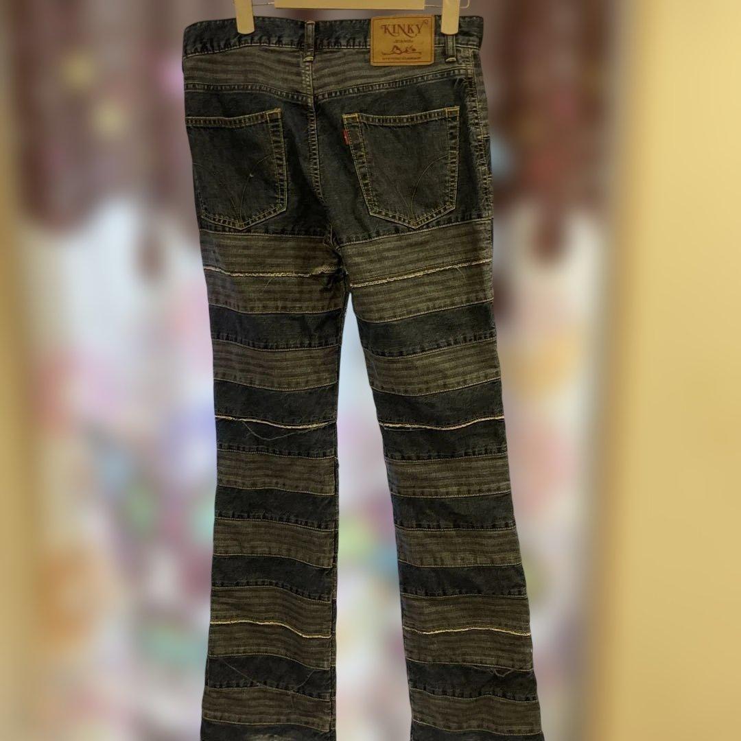 ヒステリックグラマー　ツギハギデニム　パッチワーク　ダメージ　28