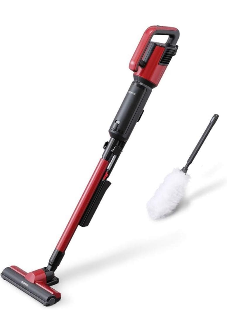 未使用 掃除機 アイリスオーヤマ スティッククリーナー IC-SBA6-R