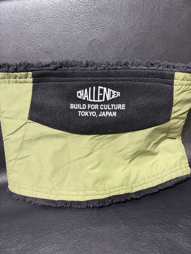 CHALLENGERネックウォーマー オリーブ F チャレンジャー 防寒