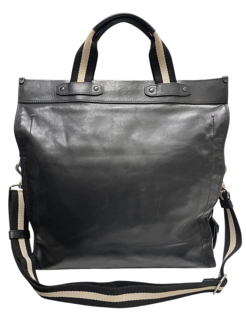 【美品】BALLY 【レザー 2way トートバッグ】ブラック
