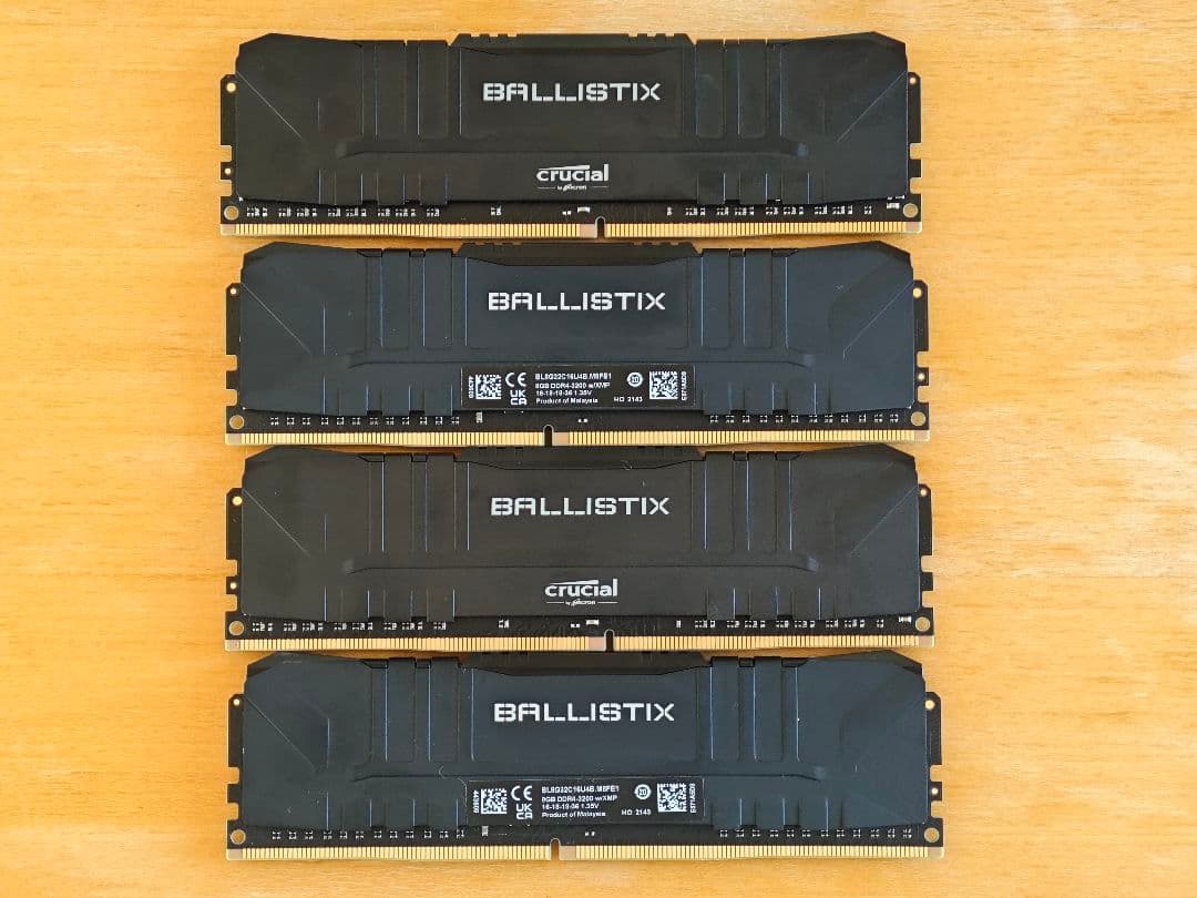Crucial Ballistix DDR4 3200MHz 8GB×4