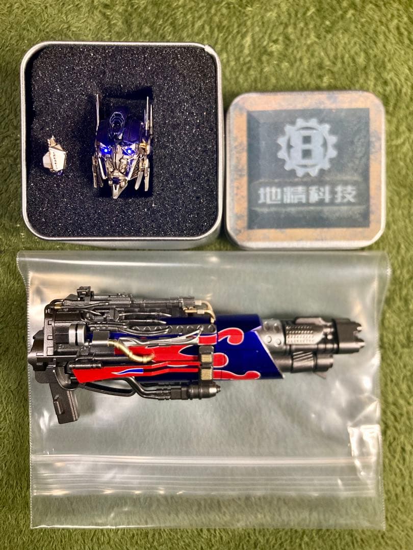 DLXオプティマスプライム用メガストライカー＋MPMスケール細密カスタムヘッド