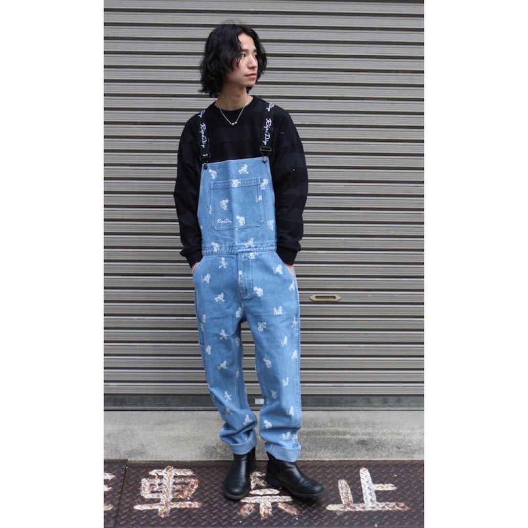 RIPNDIPデニムオーバーオール