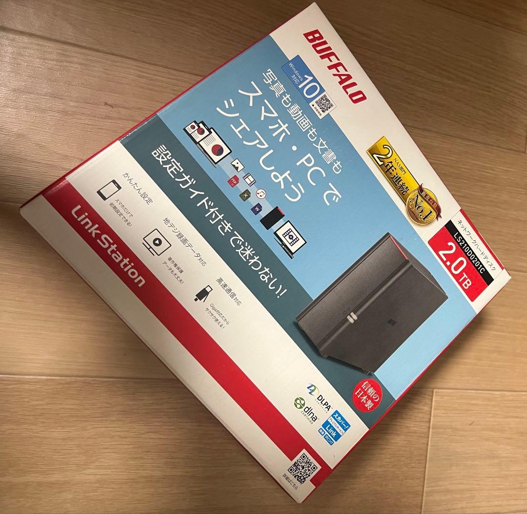BUFFALO Link Station LS210D0201C 2TB 未使用