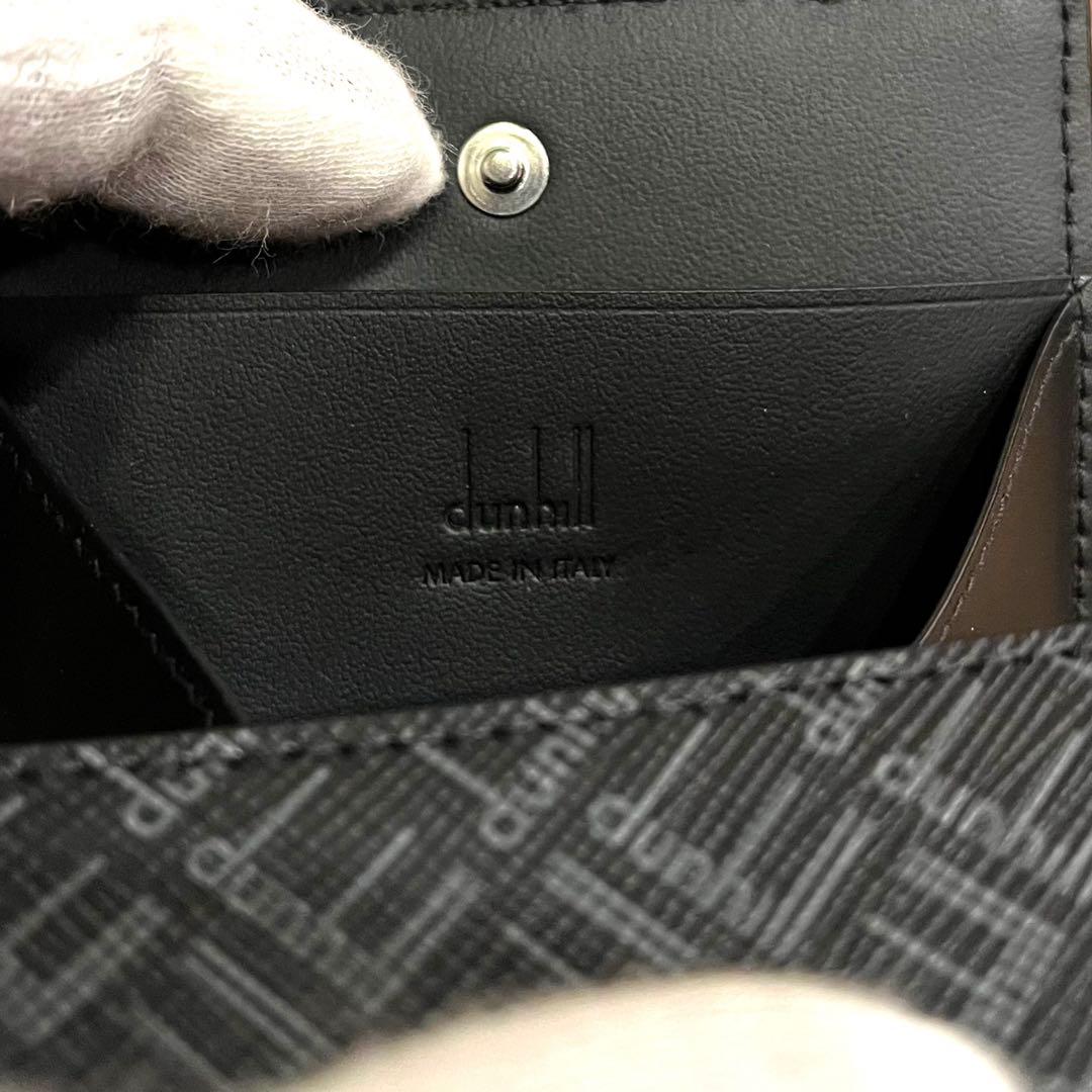 ✨未使用品✨dunhill ダンヒル ケース 小銭入れ PVCレザー 総柄