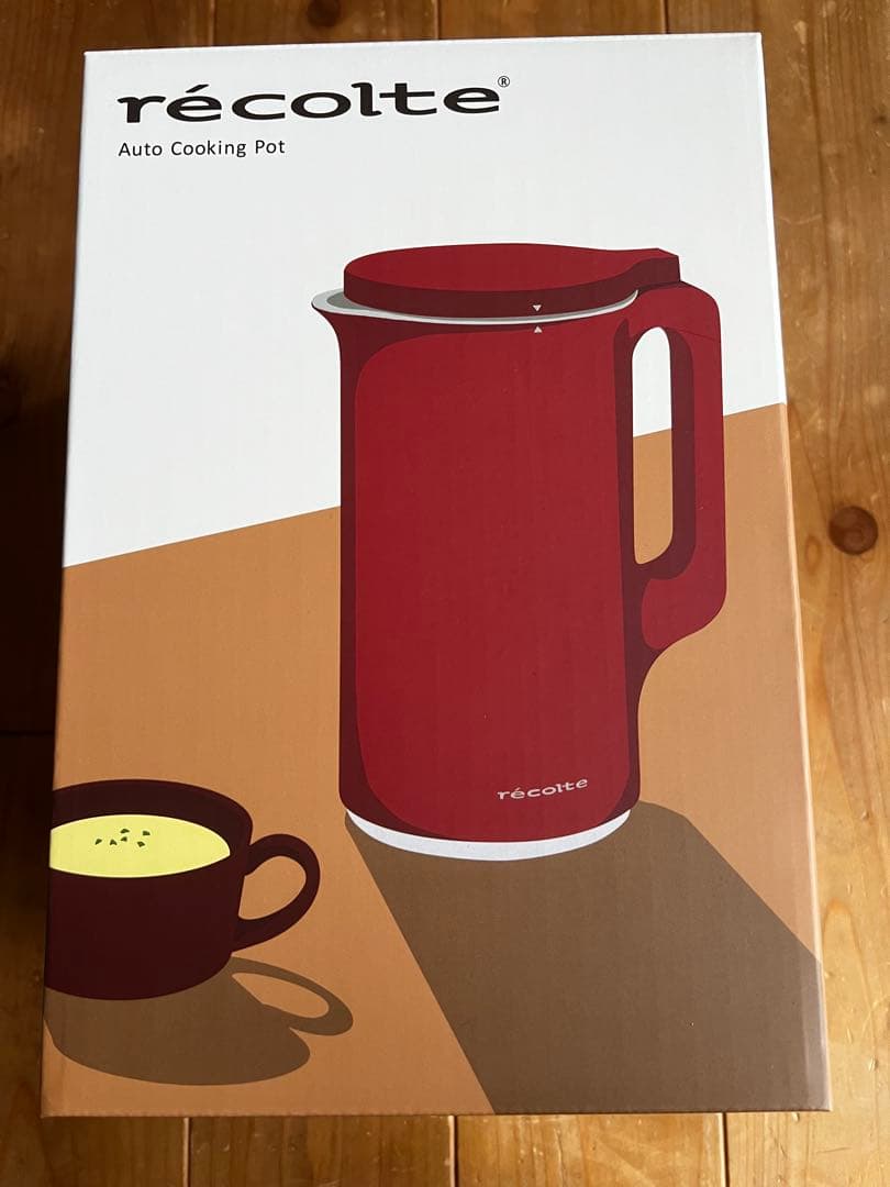 新品未使用　récolte Auto Cooking Pot レッド