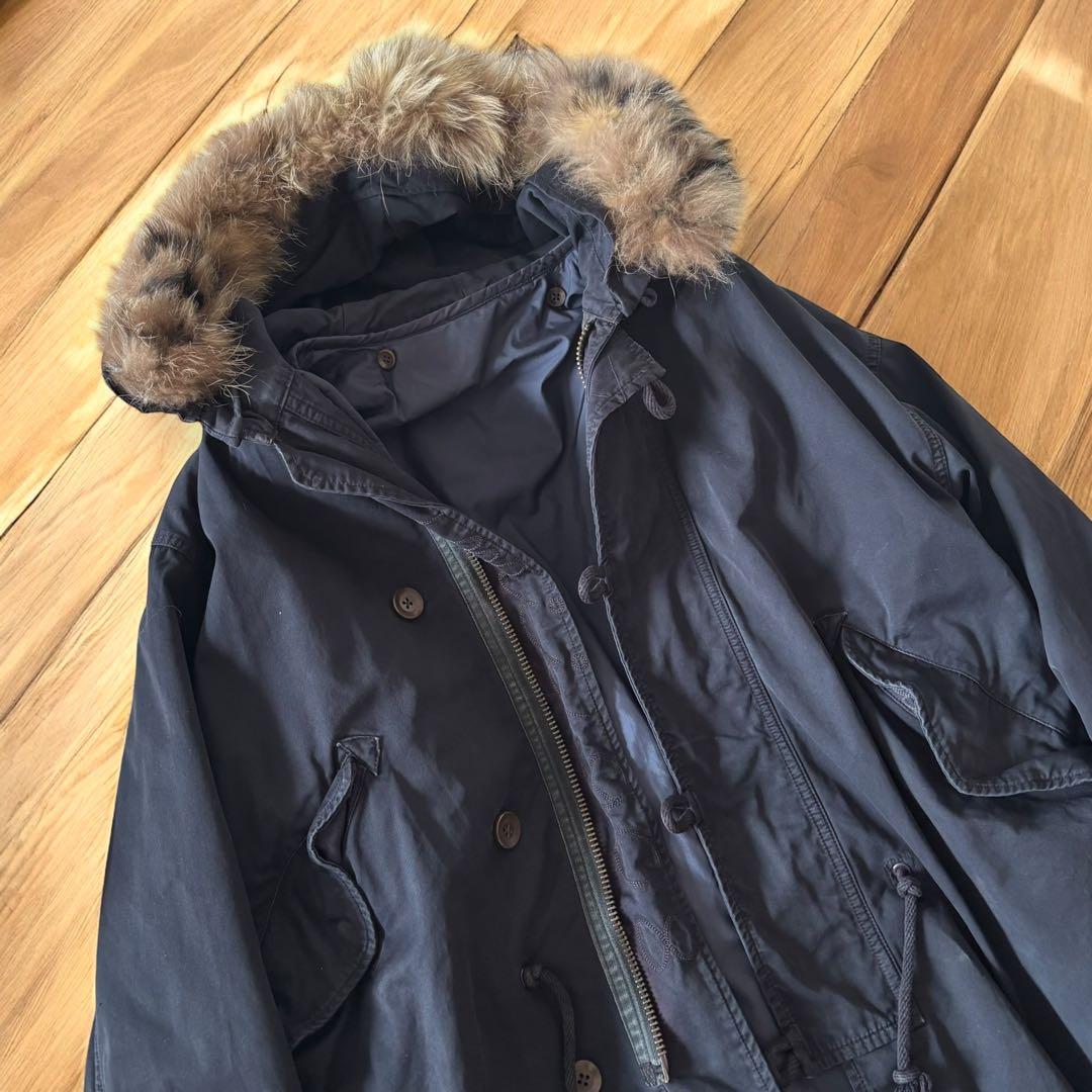 45rpm Umii908 M-65 モッズコート L相当 インディゴネイビー