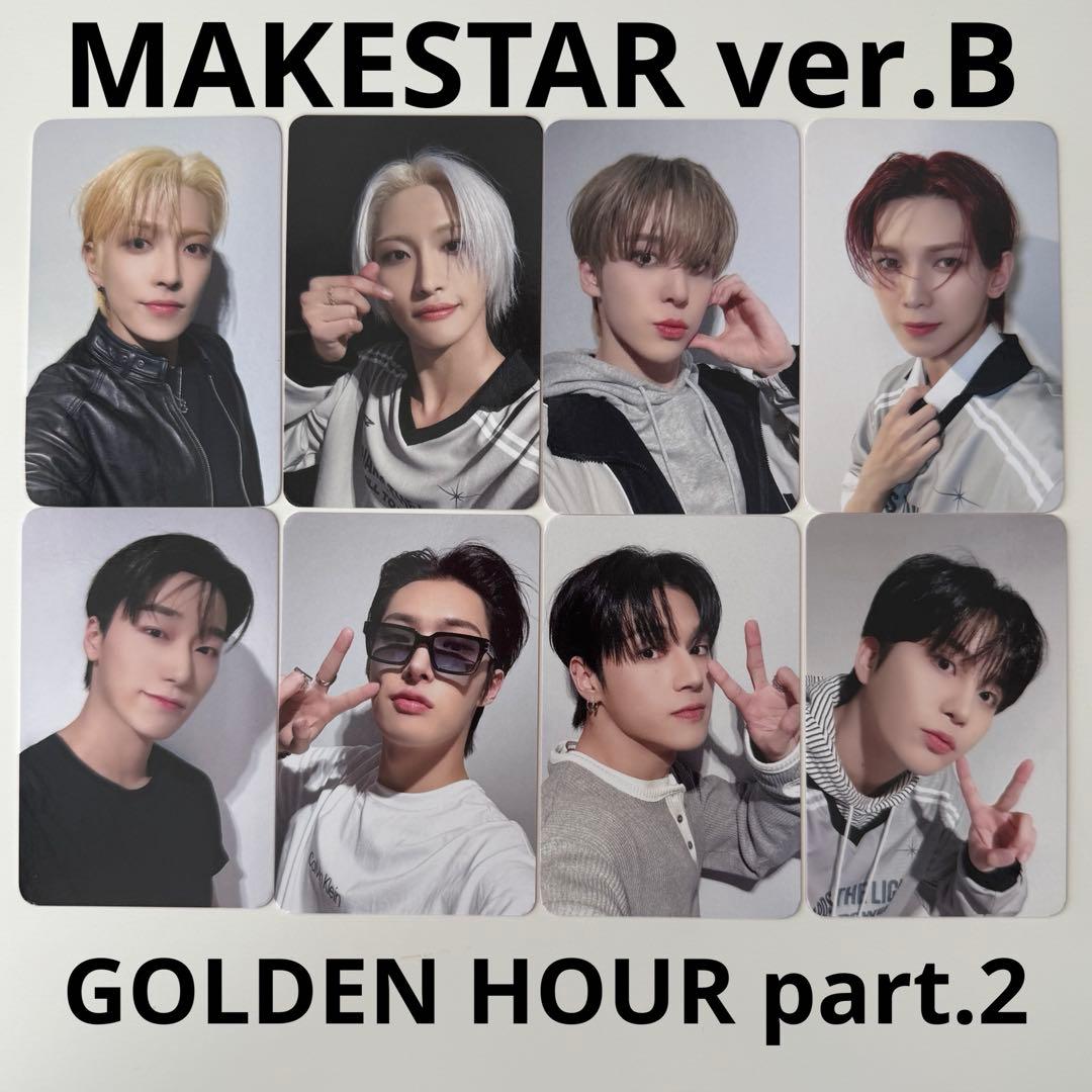 タレントカード ATEEZ MAKESTAR ver.B GOLDEN HOUR part2