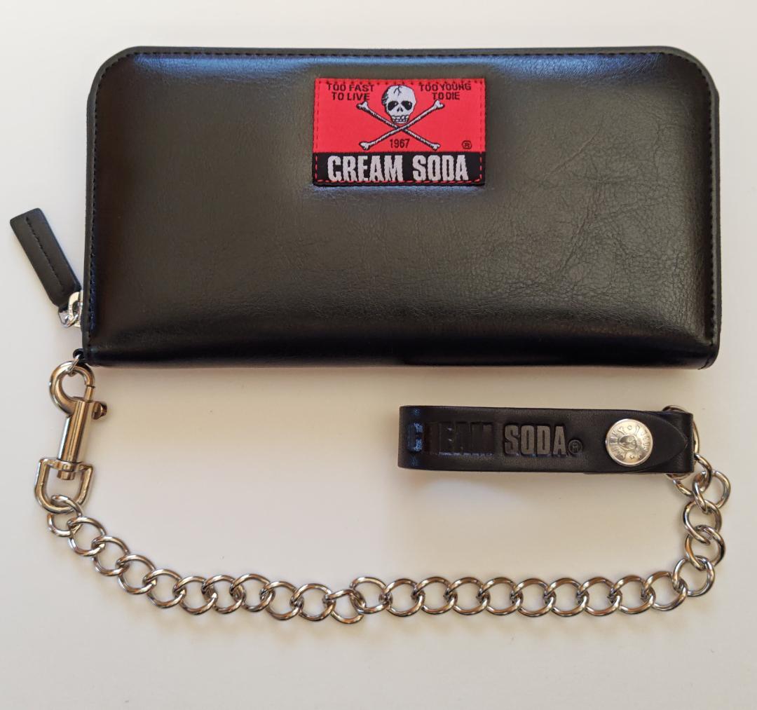 【新品】ピンクドラゴン / Cream Soda ファスナー ウォレット