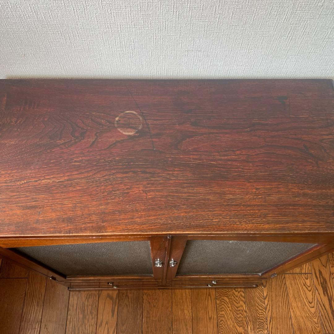 昭和レトロ 本棚 収納棚 当時物