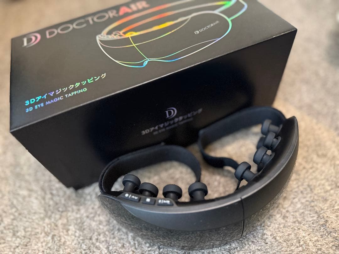 ほぼ未使用　ドクターエア 3Dアイマジックタッピング REM-05 ブラック