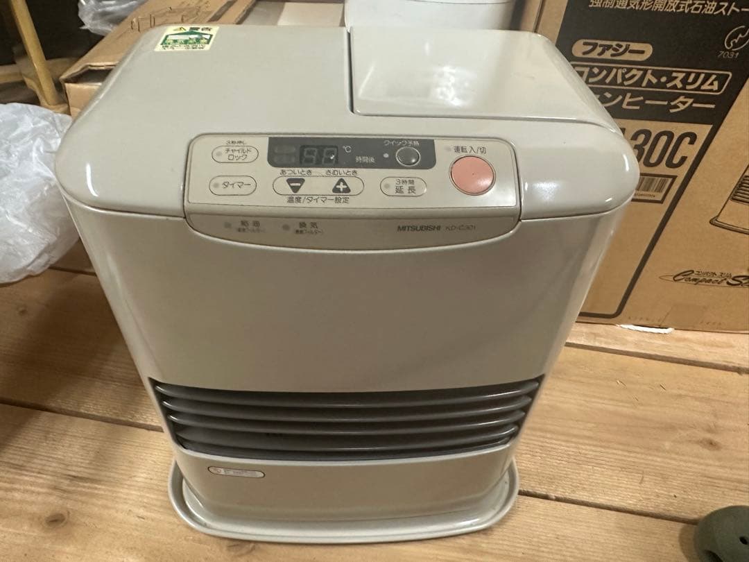 三菱　ファンヒータ　11畳用MITSUBISHI KD-C301