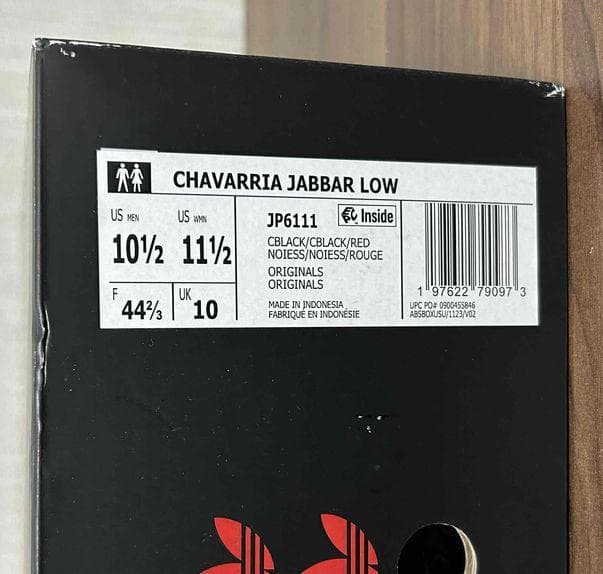 adidas × Willy Chavarria Jabbar Low 28.5