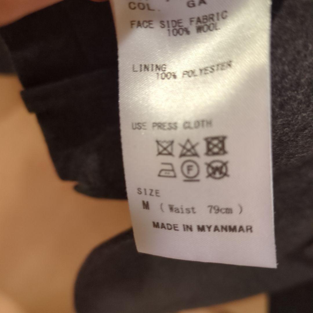 【美品】CANONICO　グレー フランネルスーツ170cm 6Drop 80