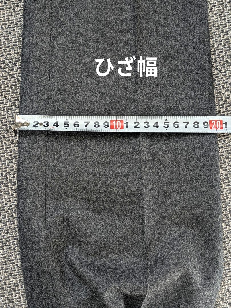 【美品】CANONICO　グレー フランネルスーツ170cm 6Drop 80