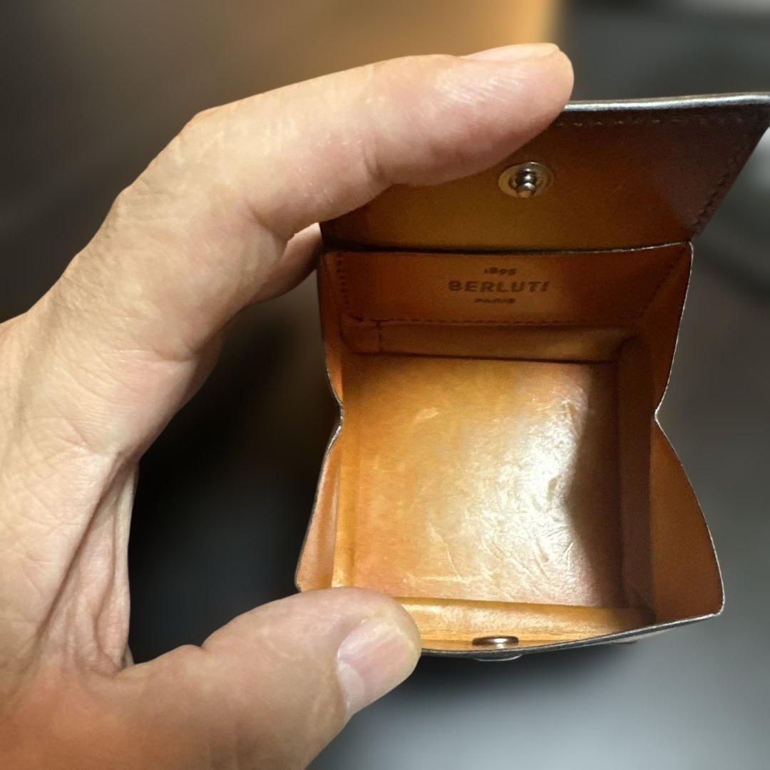 値段交渉OK BERLUTI ケース ブラウン レザー特注品