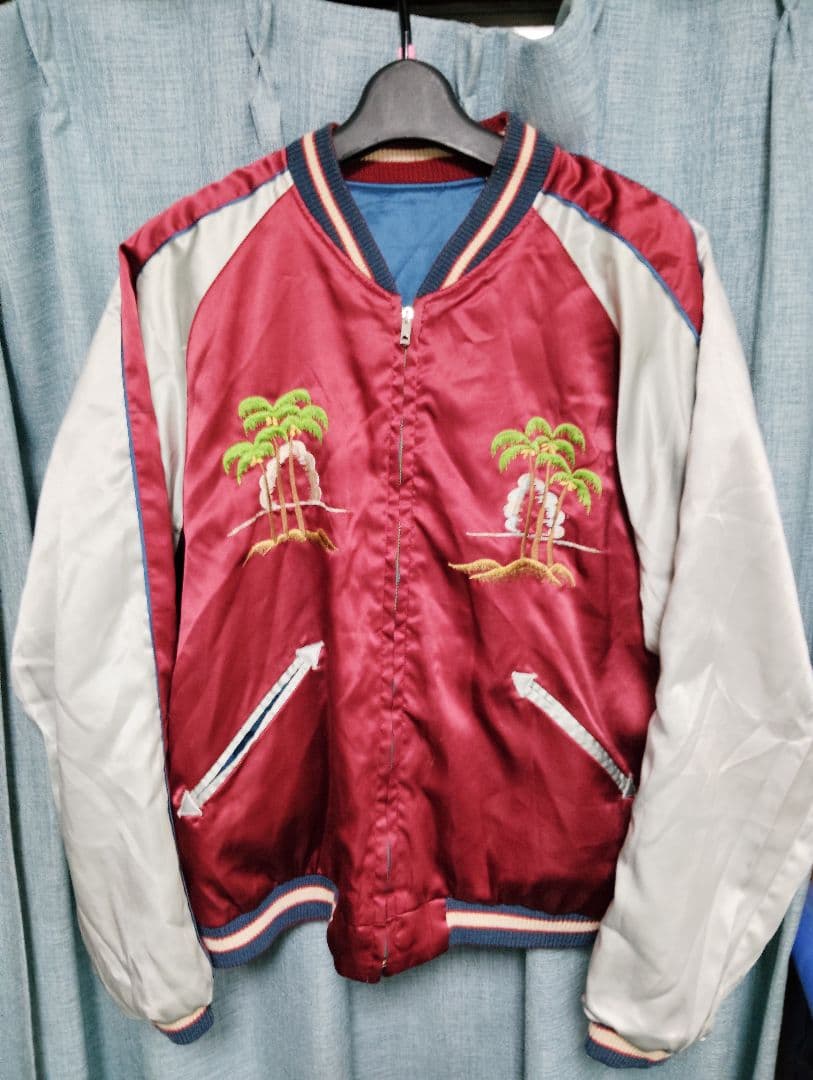 エニウェトク環礁 スカジャン　赤　青　龍