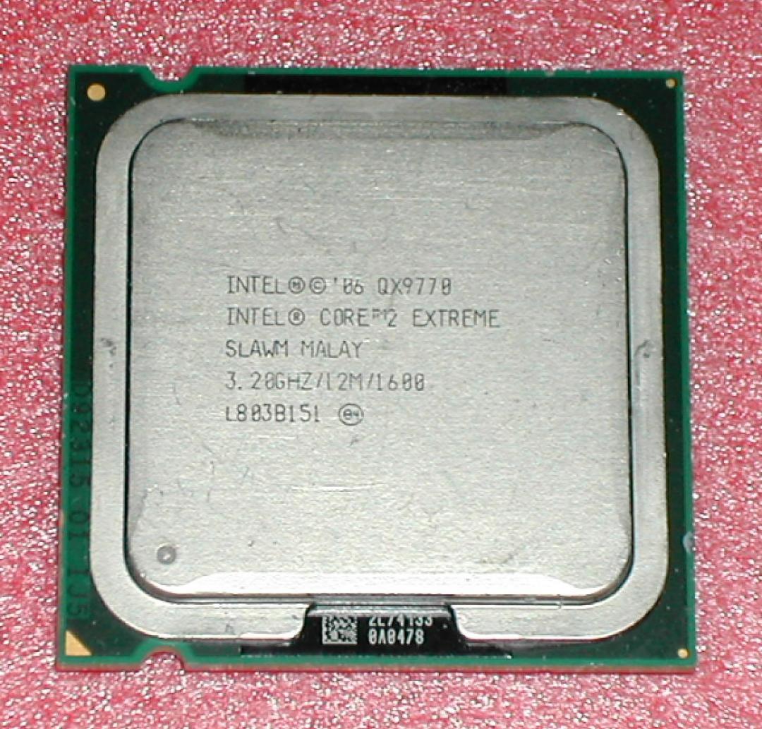 CPU Core2 Extreme QX9770