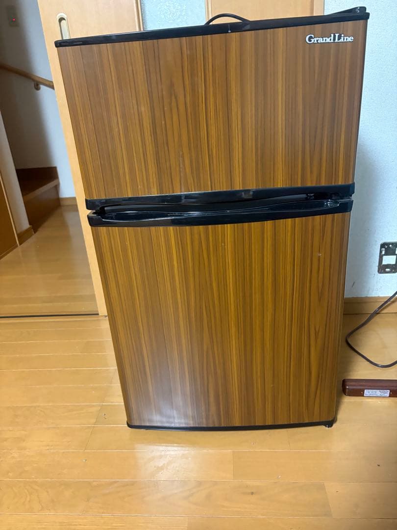 Grand Line 二段式冷蔵庫 木目調