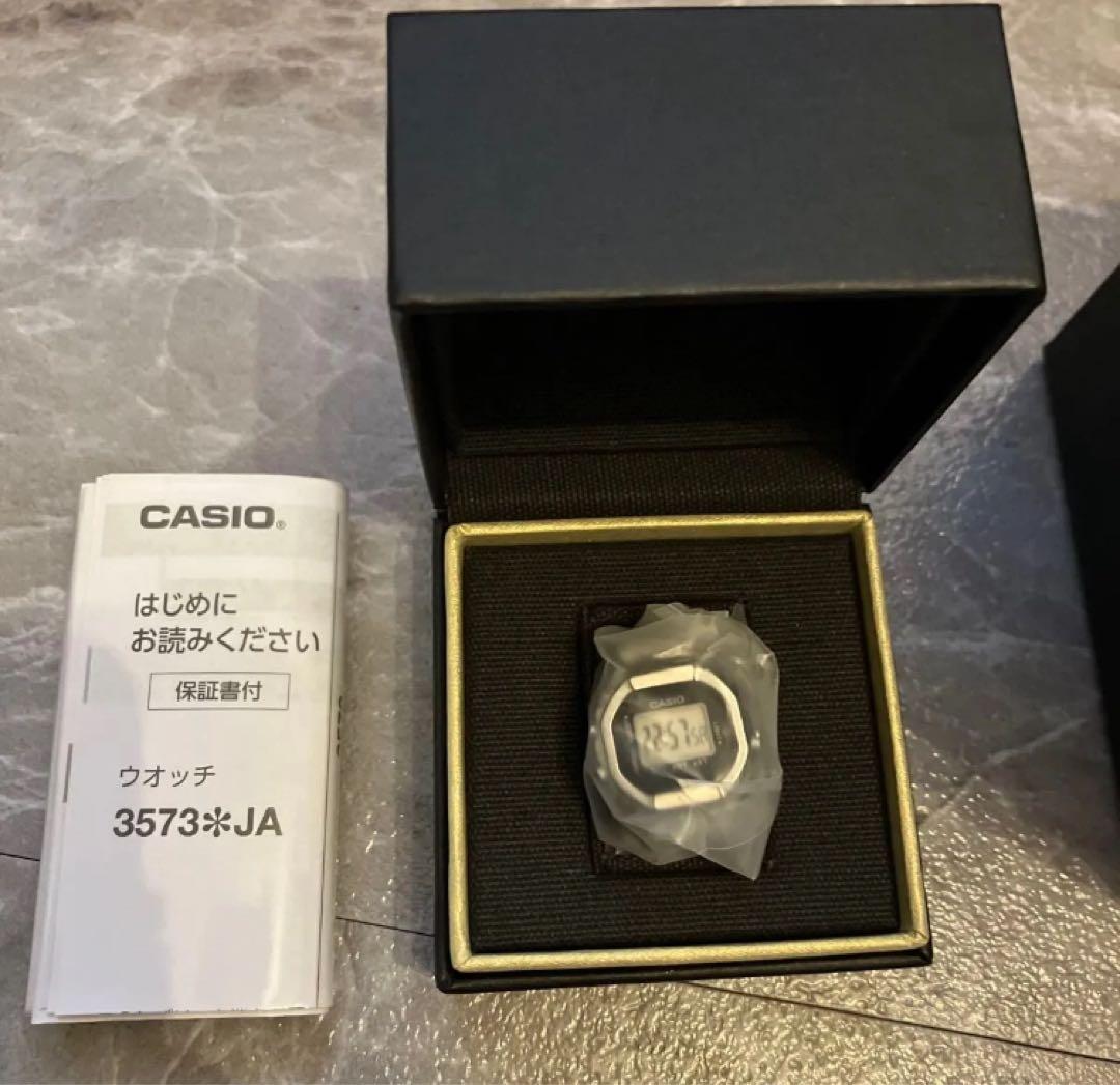 RING WATCH カシオ リングウォッチ シルバー　CRW-001-1JR