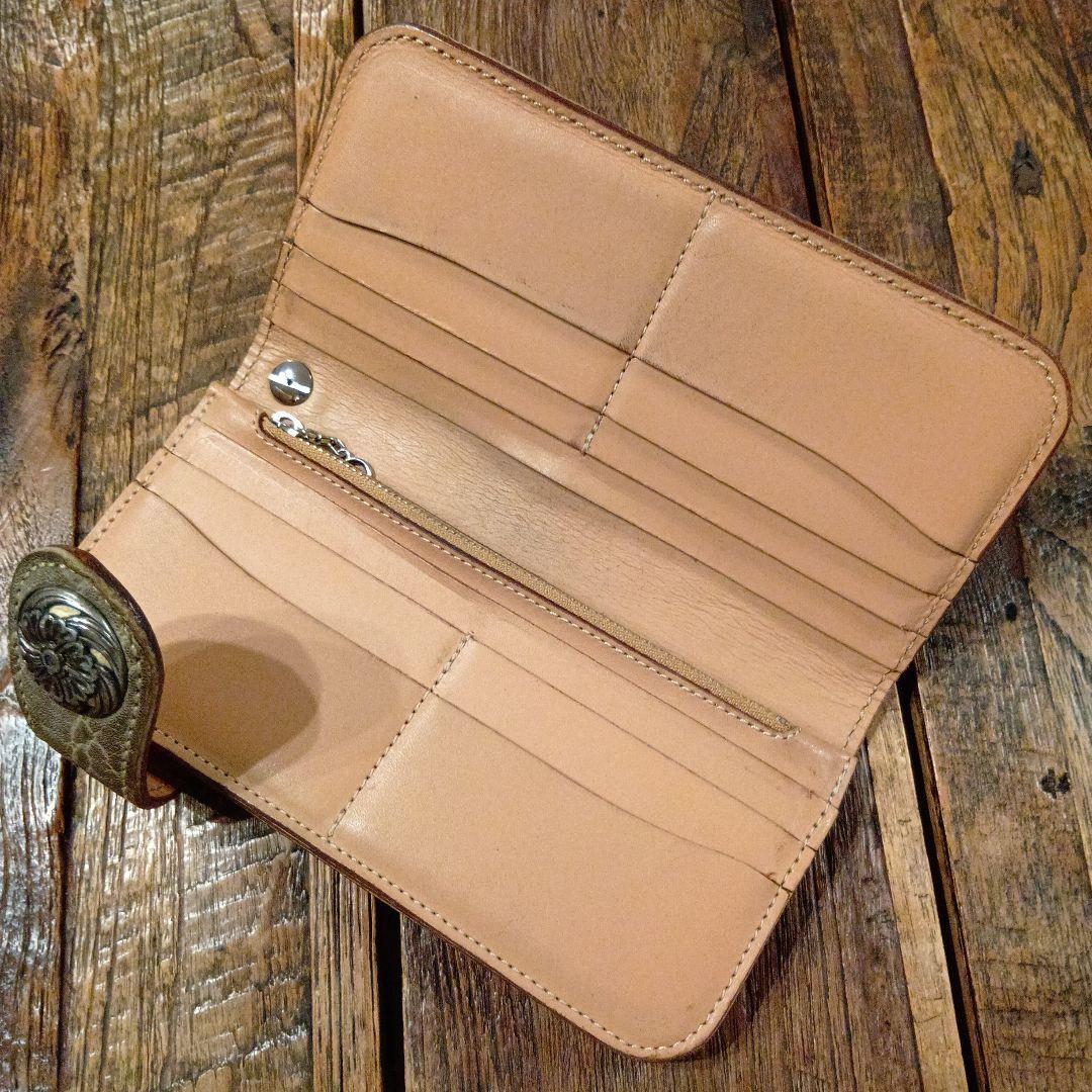 ケイシイズ　ライダースウォレット　エレファントレザー