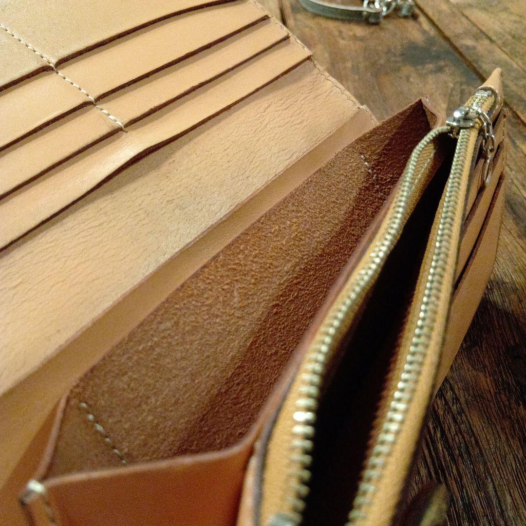 ケイシイズ　ライダースウォレット　エレファントレザー