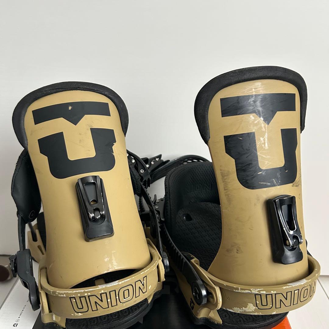 UNION FORCE スノーボードビンディング ベージュ/ブラック