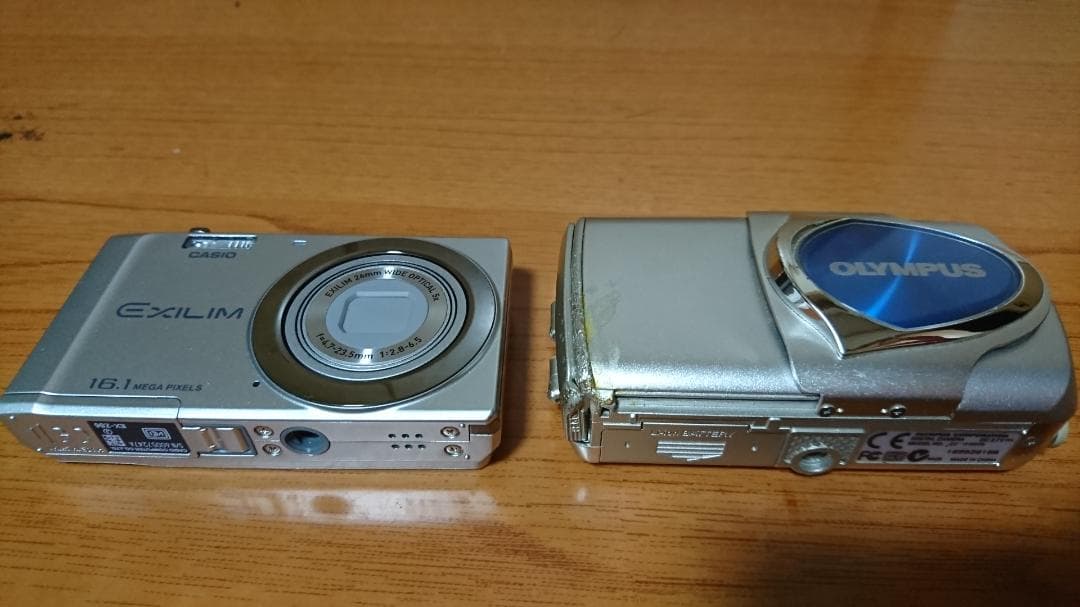 【ジャンク品】μ-15 オリンパス　カシオ EXILIM EX-ZS6セット