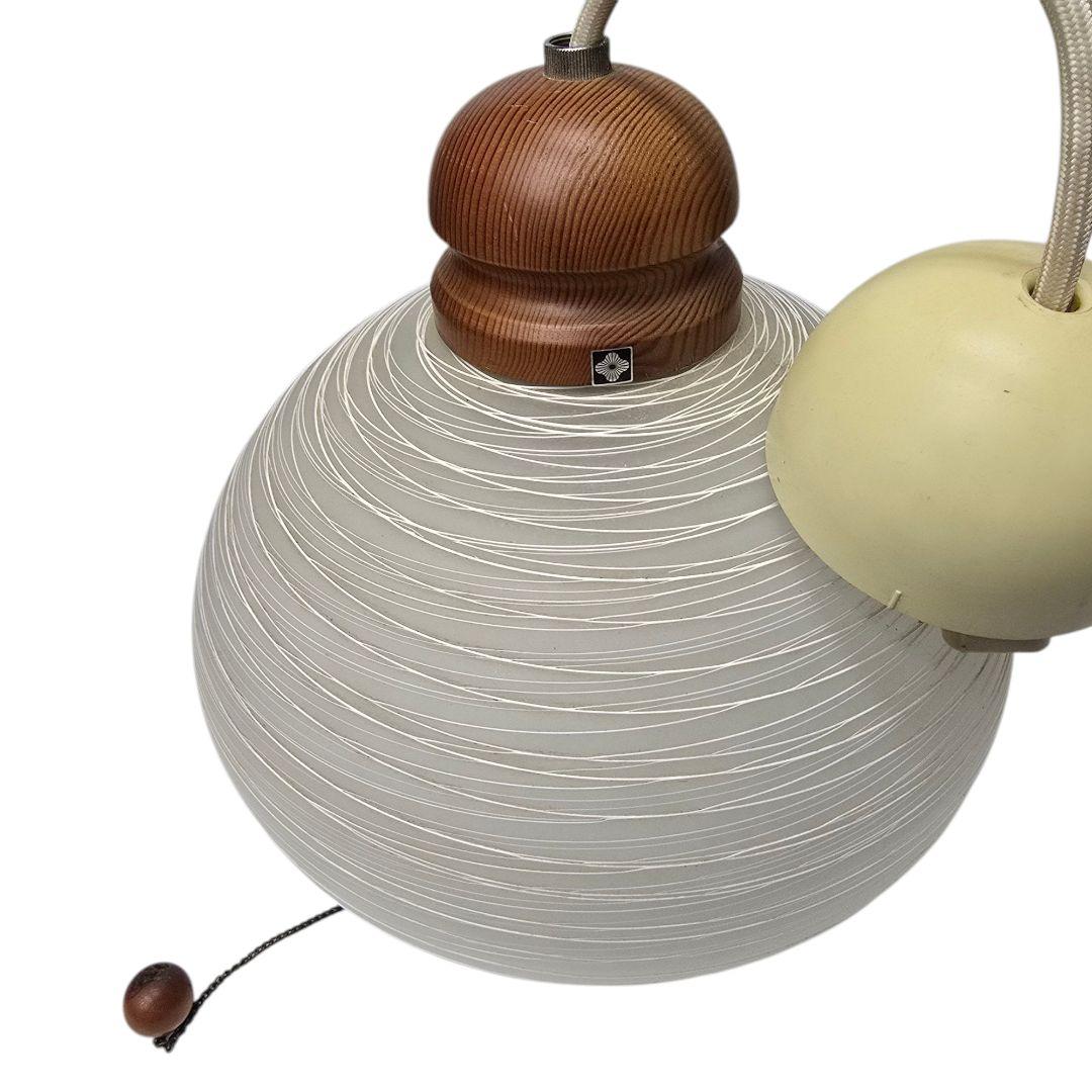 最終値下げヤマギワ　YAMAGIWA 糸巻きガラス　ペンダントライト　和風